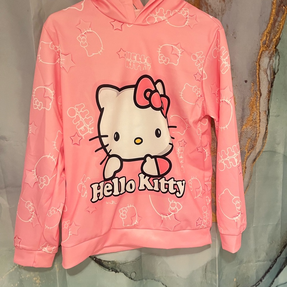 Bundle Hello Kitty Pink Graphic pullover jacket and shirt bundle